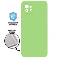Capa para Xiaomi Mi 11 - Case Silicone Cover Protector Verde Abacate